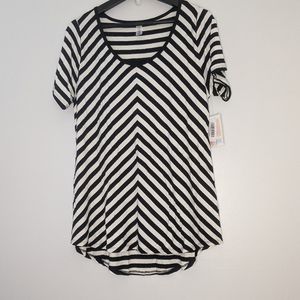 NWT Black & White Stripe Tee